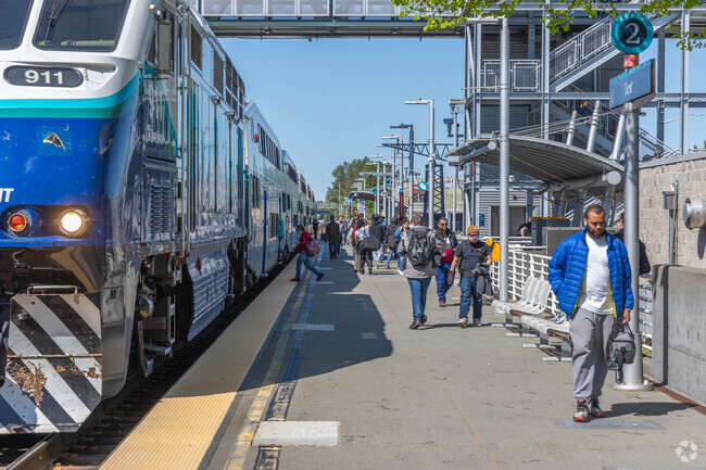 Kent Station is within reach of Downtown Kent and offers the ability to travel by train.