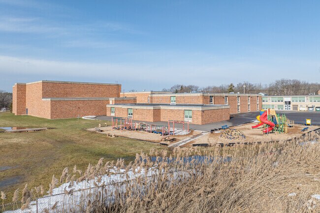 Students can enjoy the playground at Poplar Creek Elementary School.