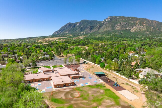 Rear main school building