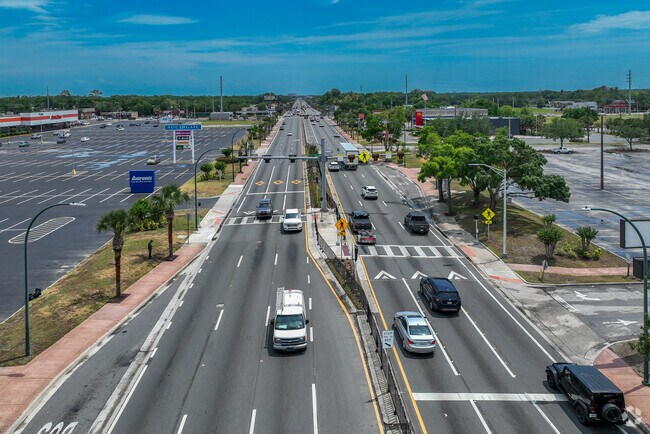 441 or Orange Blossom Trail is the main highway running through the Lake Jasmine area.