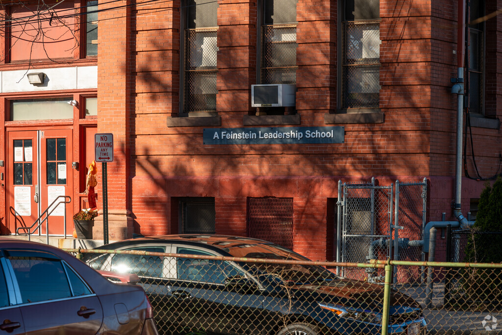Webster School sign at another exit located in Providence.