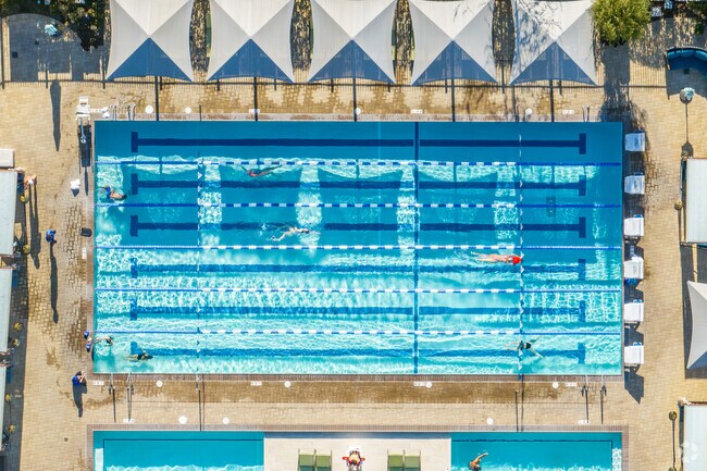 Life Time Gym is the premier gym in Rancho San Clemente, with numerous amenities such as pools, tennis courts, and a fitness center.