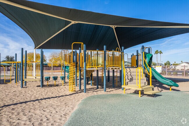 Exercise on the playground at Greenbrier Elementary School in Glendale.