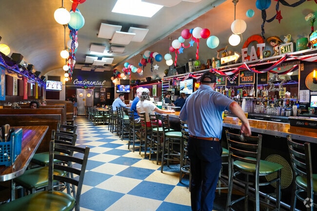 Swing by The Continental Westhampton on Grove Avenue for classic American fare.