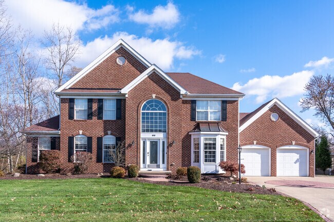 Large two story contemporary homes with large windows can be found in Martindale Park.