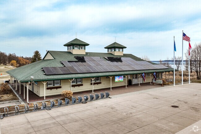 Visitors can congregate at Paul Bunyan Park to partake in Bemidji's annual Dragon Boat Festival every July.
