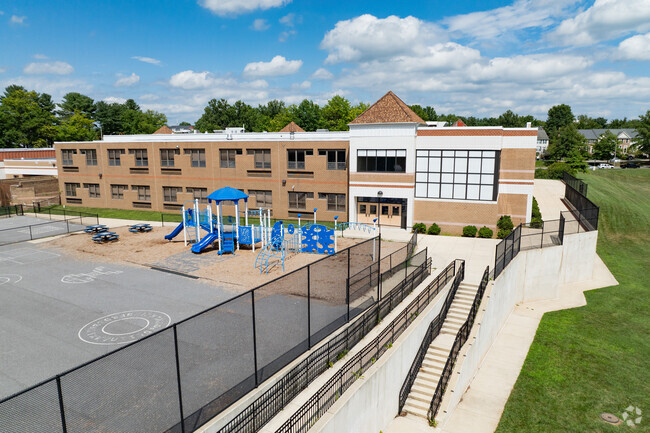 Waters Landing Elementary has multiple play areas for students.
