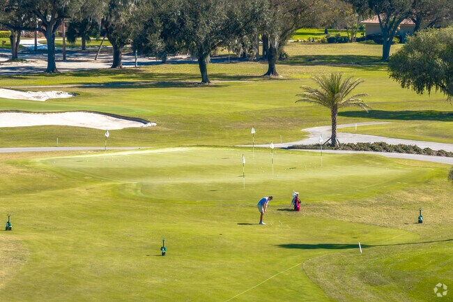 Take on the challenge of the championship course at Lone Palm Golf Club.