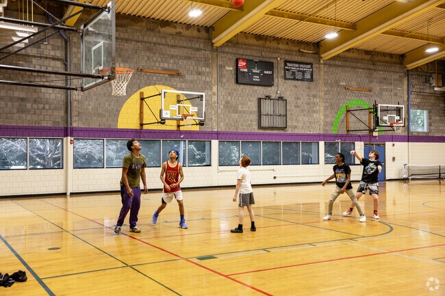 Thatcher Community Center has a basketball court for the youth to enjoy.