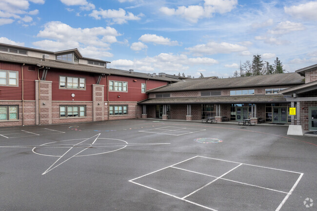 Grand Ridge Elementary School play area.