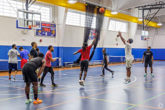 Kent County Rec Center near Riverview has indoor courts and outdoor fields.