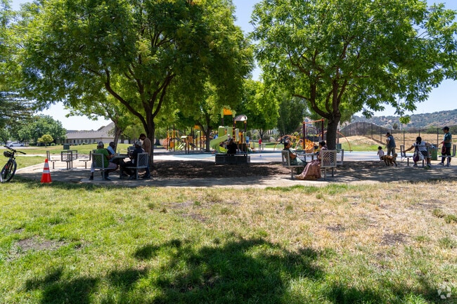 Shawnee families enjoy Comanche Park’s play areas, picnic spots, and peaceful setting.