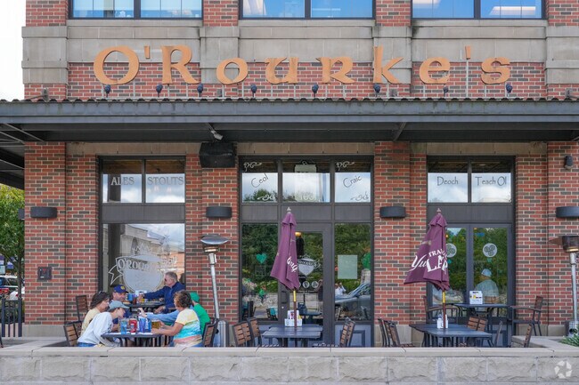 Residents of Swanson Park will grab a bite at O'Rourke' s before a Notre Dame game.