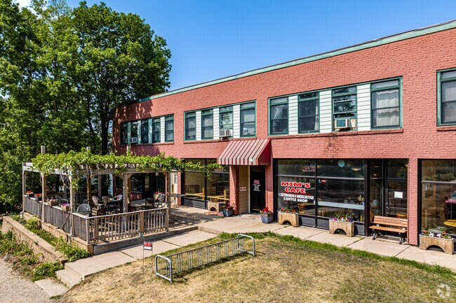 Head to Mim’s Café where you can dig into Middle Eastern eats and mellow out over a cup of joe.