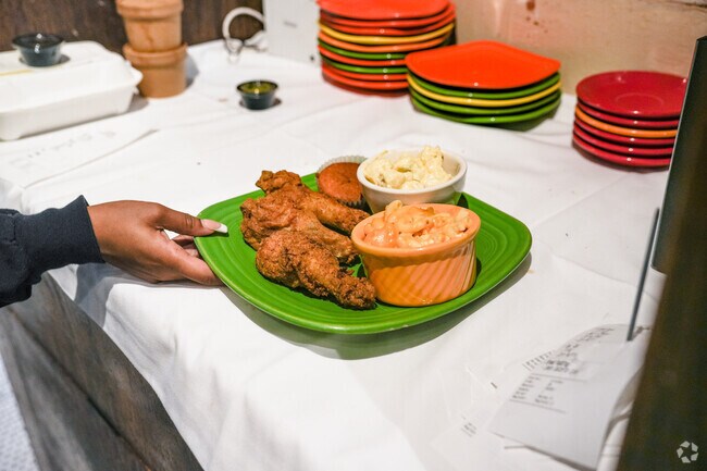Known for its fried chicken and catfish, Mama J's is a staple in Jackson Ward.