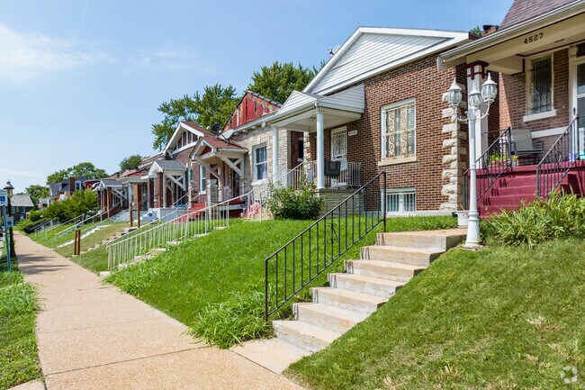 Many streets in Lewis Place have sidewalks.