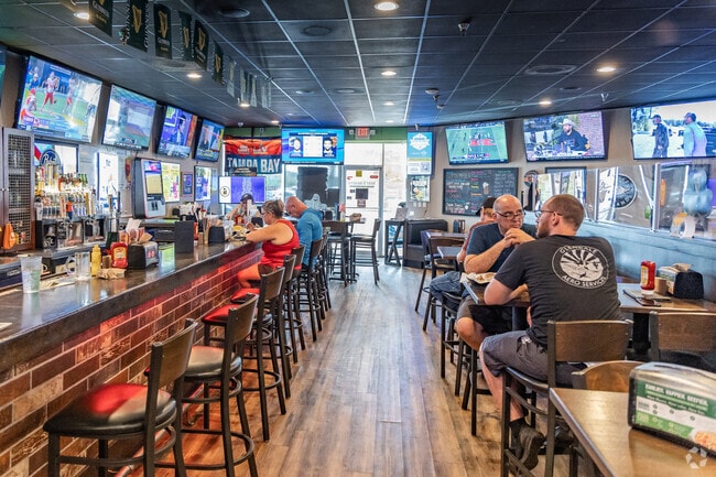 Close to Waters Edge you can catch the game and enjoy some tasty wings at Beef O Brady's.