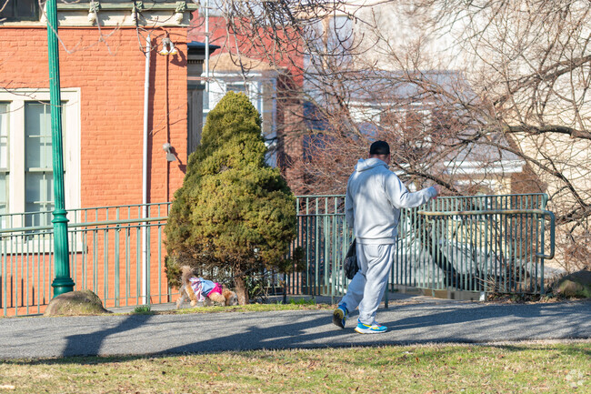 Reading locals enjoy paved walkways throughout the neighborhood great for dog walking.