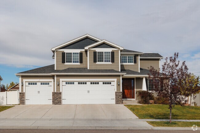 The Pointe is home to modern two story family homes.