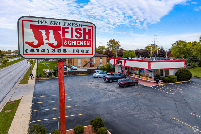 JJ Fish & Chicken is a popular stop in  Menomonee River Hills.