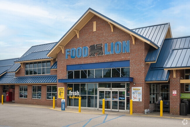 Roebuck residents go to the local Food Lion for their grocery needs.