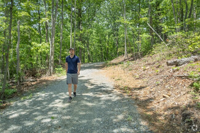 The Bradley Nature Preserve features an easy out-and-back trail near the town center in Saluda.