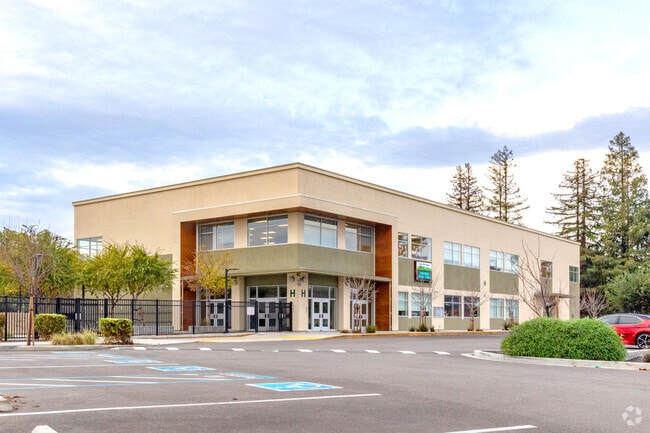 The beautiful campus of Central Park Elementary includes modern buildings for students.