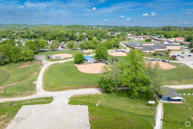 The Mineralwells Baseball & Softball Fields sit right next to the elementary school for players and fans alike.