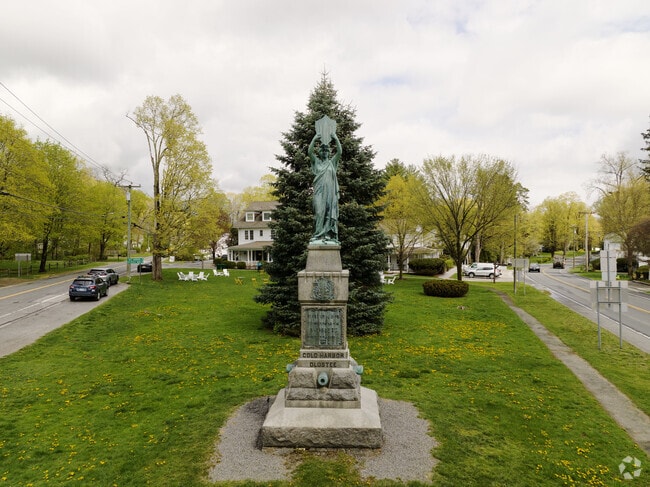Right on Salisbury's green is a Civil War statue dedicated in 1891.