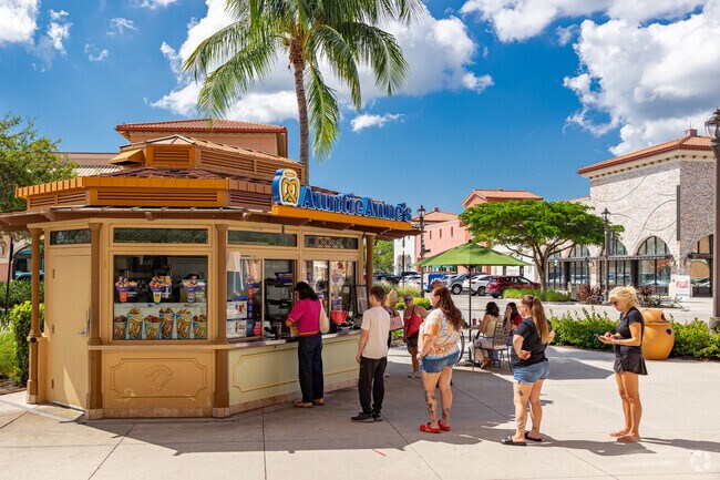 Residents in The Brooks can grab a tasty snack from the nearby Auntie Anne's.