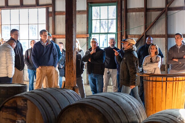 The Buffalo Trace Distillery in Frankfort offers 7 different complimentary tours and bourbon tastings.