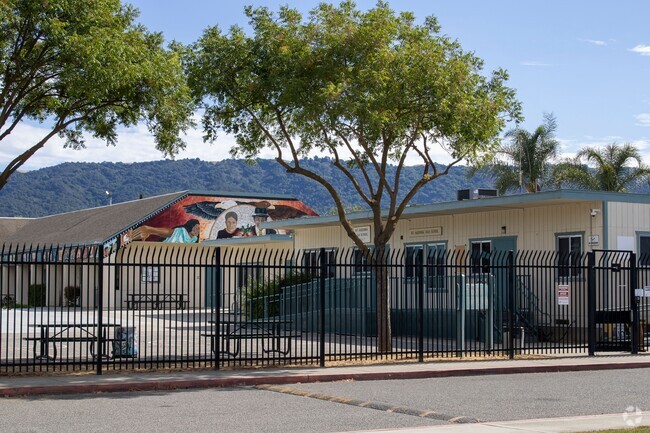 A wide shot for Mt. Madonna High School.