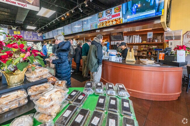 Bagel Boss, open 24 hours in Hewlett, is renowned for some of the best bagels in the area.