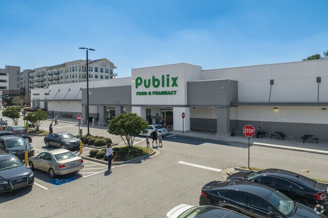 Residents in Lincoln can satisfy their grocery needs at the local Publix at Moores Mill Center.