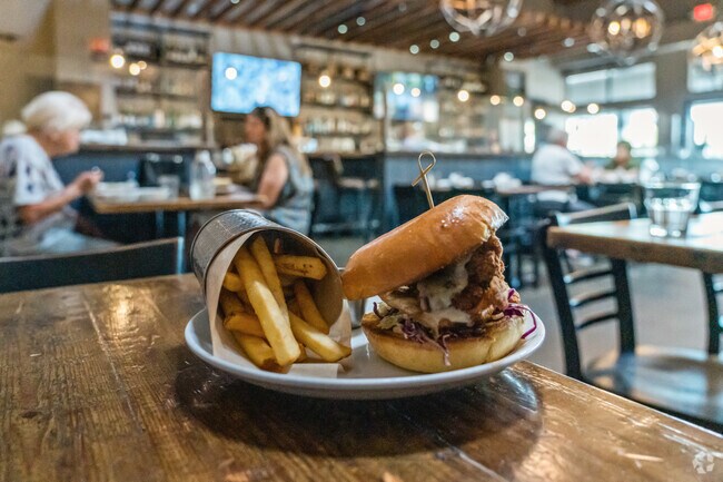 Woodside Hills residents savor the quiet ambiance, complemented by nearby casual dining spots.