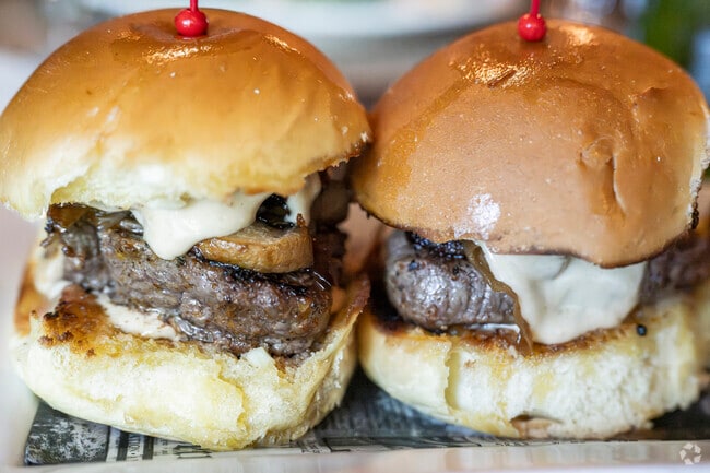 Enjoy mouthwatering Filet Mignon Sliders at the River Mill restaurant in Lynbrook.