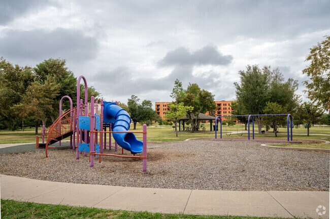 Booker T Washignton Park has a fun playground for kids in John F Kennedy.