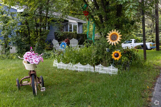 Homeowners give a personal touch to their yards in Youngsville.