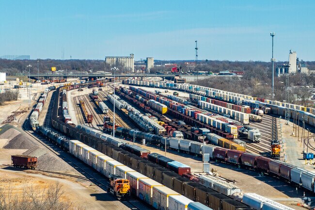 The BNSF rail yard is a central part of the Heart of the Westside.