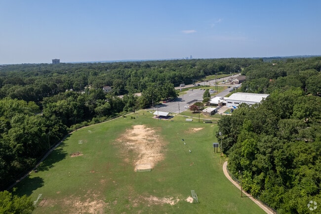 An aerial view of North Little Rock Elementary.