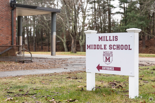 Millis Middle School in Millis received an overall score of A- from niche.