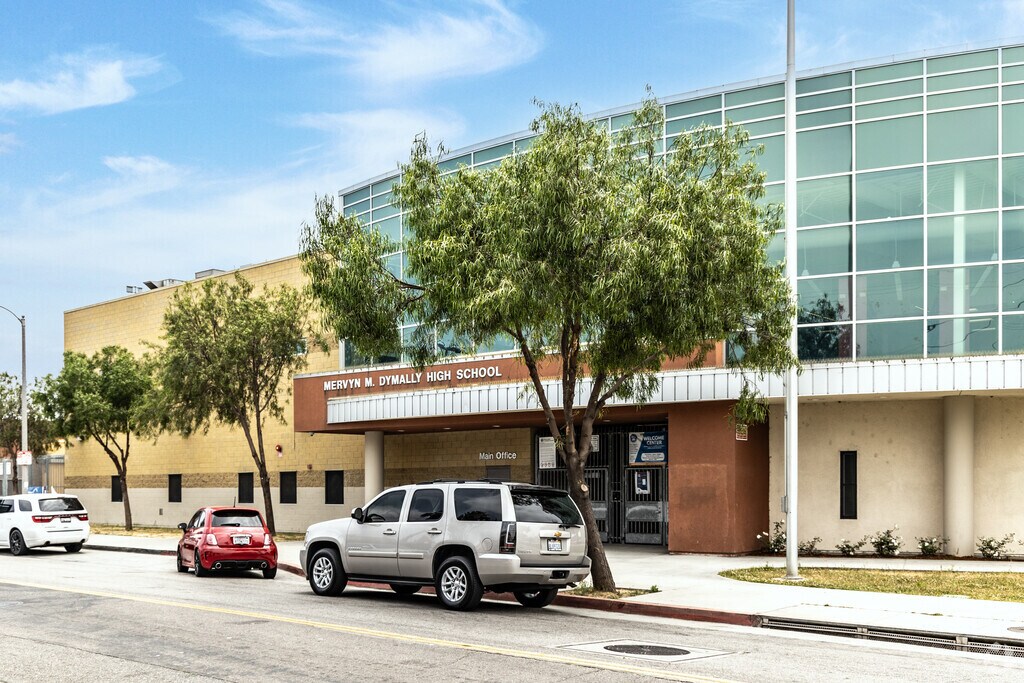 Mervyn M. Dymally High School is part of LAUSD.