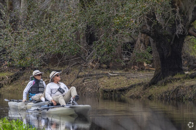 Birdwatchers kayak the Myakka River in search of rare species.