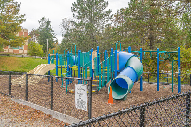 There is a small playground at Naquag Elementary School.