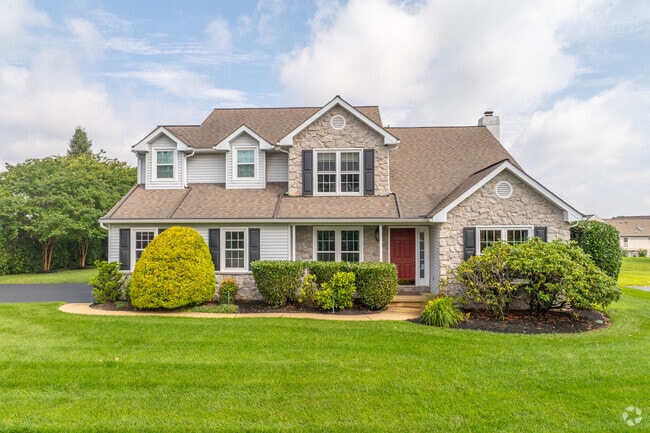New traditional homes sit on spacious lots in Birmingham Township.