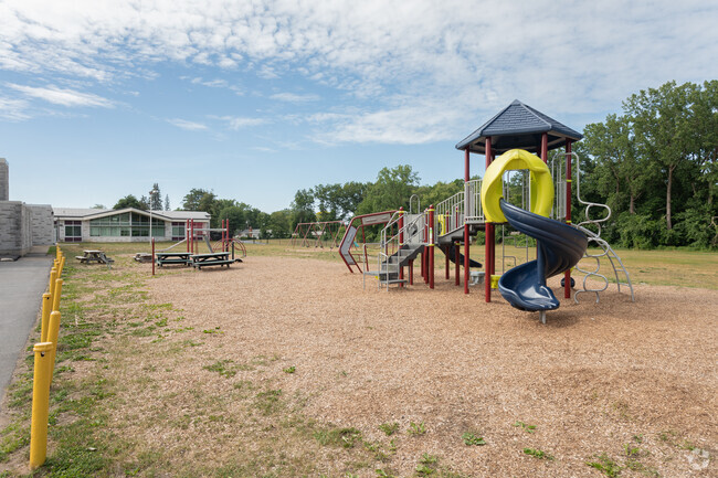 Forest Park Elementary School playground is an exciting place for children.
