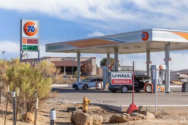 The local gas station is the only retail shopping in the neighborhood of Spring Valley.