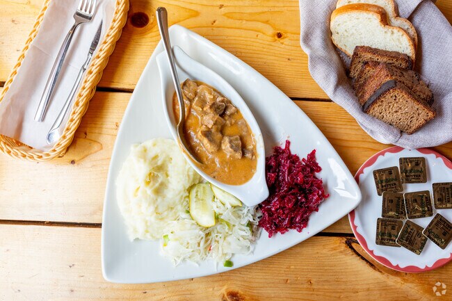 Smilga is a cozy restaurant serving Lithuanian cuisine in Woodridge, IL.