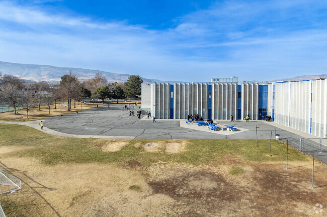 The playground at Edward L Pine Middle School.