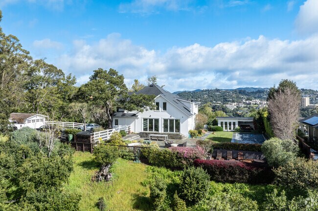 Sleek modern homes sit perched in the hills of The Loop in Larkspur.